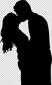Kiss Silhouette Png Black And White Clip Art Couple Drawing Family Silhouette Drawing Silhouette Painting Silhouette Art