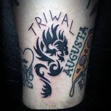 Therefore, the peak of masculinity can finally be reached thanks to the sheer magnitude of tribal dragon tattoos. 60 Tribal Dragon Tattoo Designs For Men Mythological Ink Ideas