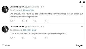 J'ai demandé par courrier de l'aide au ministre @ gdarmanin au mois de décembre. Battu Aux Legislatives Le Candidat Fn Jean Messiha Se Lache Sur Twitter Et Insulte Les Internautes Jean Marc Morandini