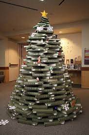 We moved from a large 3000 square ft house to a house about half the size with much smaller rooms. Space Saving Christmas Tree Alternatives