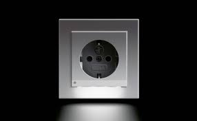 Plug the lamp into the outlet and switch it on to see if it lights up. Illuminated Socket Outlets With Night Lights Guided By Lights