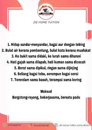 Maksud peribahasa bagai aur dengan tebing. Peribahasa Sama Maksud Zie Home Tuition Johor Bahru Hq Facebook