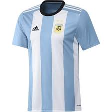 adidas argentina home replica t shirt goal kick soccer