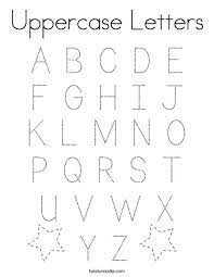 2000+ pages of free alphabet printables including fun games, no prep worksheets, handwriting pages, abc coloring pages, cut and paste worksheets and more!! Uppercase Letters Coloring Page Twisty Noodle