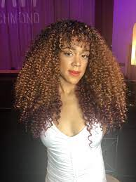 Loveleyshair Custom Crochet Wig Crochet Style Crochet Braids Curly Hair Bangs Copper Hair Multi C Long Crochet Braids Long Curly Wig Multi Colored Hair