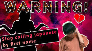 Japanese last names starting with letter d. Why Do Japanese People Call Each Other By There Last Names Youtube