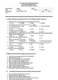 45 contoh soal uas pkn kelas 6 sd mi dan. Kumpulan Soal Uts Pai 2 Kelas 5 Sd 2016 Soalsiswa Com