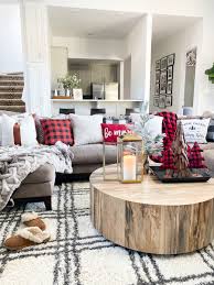 See more ideas about glass coffee table, coffee table, home decor. Affordable Buffalo Plaid Holiday Pillows And Decor Buffalo Plaid Pillows And Tabletop Christmas Trees On A Round Wood Coffee Table 2 Cc Mike