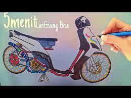 Kami menyediakan dengan bermacam format yang tentunya amat bagus buat dikumpulkan pada. 50 Gambar Sketsa Motor Drag Matic Terbaik Koleksi Gambar Sketsa Terlengkap