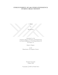 PDF) Enhancement of 360-Video Experience during Head Motion