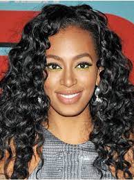 Curly Black Lace Front Beautiful Celebrity Wigs Light Black Hair Lace Front Wigs Wigs