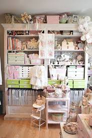 Our winner was no exception. Craft Room Shabby Chic Vintage 64 Ideas Craft Room Design Sewing Room Inspiration Craft Room Office
