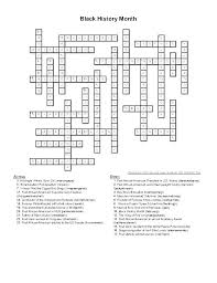 Crosswords evolved from ancient word squares, which are made of words of equal length that are read horizontally and vertically one of the last holdouts to the crossword craze was the new york times, which first published a sunday puzzle in 1942 and a daily puzzle in 1950. Celebrate Black History Month With The Latest Crossword Puzzle Created By El Camino S International Students El Camino College The Union