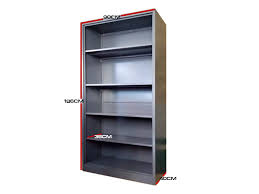 Medium planter, large planter, end table, shelf, wall bar. Ofix 5 Layer Open Shelf Steel Cabinet