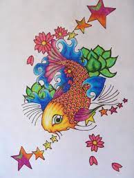 Koi Fish Tattoo Design By Starlitefairy24 On Deviantart Koi Fish Tattoo Koi Fish Tattoo Design Fish Tattoo Design