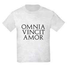 Omnia Vincit Amor Kids Light T Shirt For Kids Outfits Hoodie Shirt Clothes