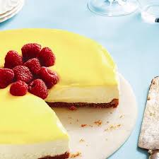 No Bake Lemon Mascarpone Cheesecake Recipe Chatelaine Com Recipe Lemon Cheesecake Recipes Fresh Raspberry Recipes Raspberry Recipes