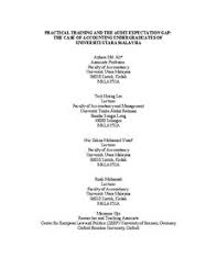 Find the list of top universities in the kota kinabalu. Practical Training And The Audit Expectations Gap The Case Of Accounting Undergraduates Of Universiti Utara Malaysia Munich Personal Repec Archive