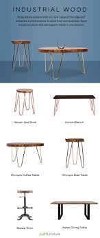 Bring Nature Indoors With Our New Range Of Live Edge And Industrial Wood Furniture Crafted From Raw Materials Thes Industrial Wood Furniture Furniture Design