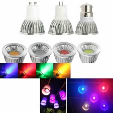 Yellow Red Halogen Spot Lamp Bulb Purple Green 5 X Mr16 Gu5 3