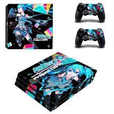 Pin On Greatest Ps4 Pro Stickers Decals With Custom Anime Manga Collection