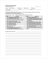 Use this template to schedule cleaning tasks on a daily, weekly, or monthly basis and ensure that all tasks are done thoroughly. Free 16 Sample Daily Checklists In Excel Ms Word Pdf Google Docs Pages