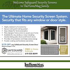 Safeguard Security Screens Security Screen Home Improvement Companies Frame Design