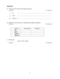 Soalan matematik tahun 5 bersama jawapan, soalan matematik tahun 3, soalan matematik tahun 4, soalan matematik tahun 4 kssr, soalan matemati. Soalan Peperiksaan Pertengahan Tahun Matematik Tingkatan 1