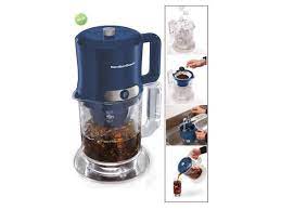 Hamilton beach iced coffee maker. Hamilton Beach 40913 Blue Iced Coffee Maker Newegg Com