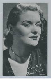 W Exhibit Movie & Recording Stars, 1950's, Beryl Davis