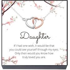 Christmas gifts for teen girls, holiday stocking stuffer for teen girl, christmas gift ideas for teens for daughter for daughter in law. Sheridanstar Daughter Valentines Gifts Daughter Double Heart Necklace Jewelry Gift From Mom Dad You Are Loved Jewelry Present For Daughter Birthday Sweet 16 Gifts From Mother Father Walmart Com Walmart Com
