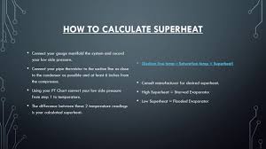 How To Calculate Superheat And Subcooling For Hvac Systems