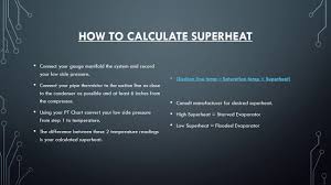 how to calculate superheat and subcooling for hvac systems