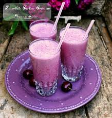 Smoothie Cerises Cremeux Smoothie Cerise Boissons Smoothie Jus Et Smoothies