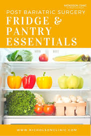 Fridge And Pantry Essentials Bariatric Eating Bariatric Recipes Sleeve Liquid Diet Bariatric Diet