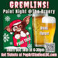 Gremlins! Paint Night at The Bruery event in Placentia, CA