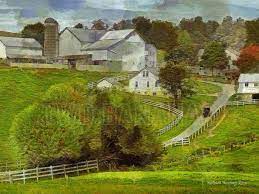 Get a free quote today! Amish Family Going To Town Travel Painting Amish Family Life Without Electricity