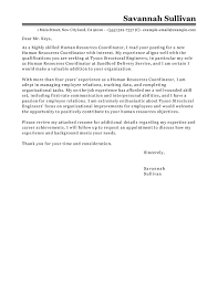 Best Hr Coordinator Cover Letter Examples Livecareer