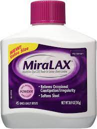 Miralax powder laxative, 68 doses relieves occasional constipation/ irregularitysoftens stoolgluten free and sugar free2 bottles. Amazon Com Miralax 45 Dose Powder Laxative 26 9 Ounce Health Household