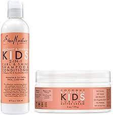 Amazon Com Shea Moisture Coconut Hibiscus Kids Combo Pack Includes Kids Curling Butter Cream 6 O Shea Moisture Products Curly Hair Styles Curly Hair Baby