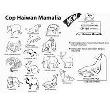 Penjelasan dan daftar nama nama hewan mamalia lengkap dengan gambarnya. Cp136 Prosains Cop Haiwan Mamalia