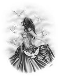 L Endroit Ou Acheter Et Vendre Tout Le Fait Main Fly Drawing Art Fantasy Girl