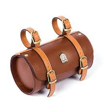 Nomad Comfortable Soft Vintage Bicycle Saddle Tail Handlebar Tools Bag Cylindrical Handmade Fahrrad Taschen Rad