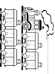 Numbers Worksheet One To Ten Train Printable Activities Train Coloring Pages Trains Preschool Train Crafts Preschool