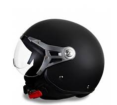 Casque Jet Noir Mat Road Eole Casque Jet Casque Moto Jet Casque