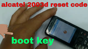Check the attached link,instruction and . Alcatel 2003 Screen Lock For Gsm