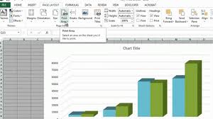 how to fill a page printing a chart in excel ms excel tips