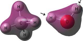 A group of electrons circulating around a nucleus. Electronic Shielding In Water And Methane Molecules Electronic Clouds Download Scientific Diagram