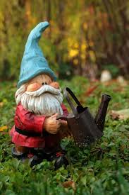 Gardening Gnome And This One Is Cute Gnomos De Jardin Enanos De Jardin Jardin De Hadas