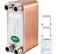 VEVOR Heat Exchanger 40 Plates Brazed Plate Heat Exchanger ...